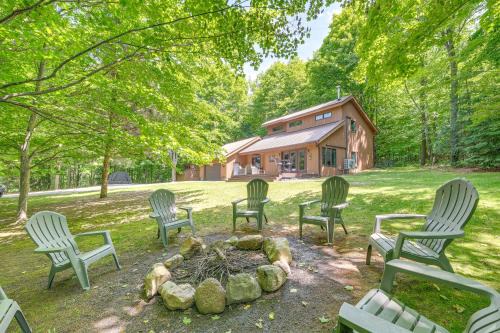 Alden House | Alden Home w/Fire Pit: Steps to Torch Lake!