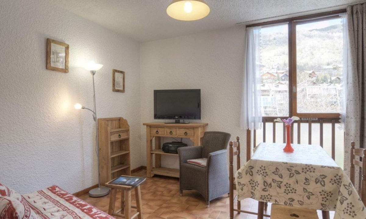 Chantemerle Apartment | Charming Studio for 2 in Serre-Chevalier, Ski Storage & Parking