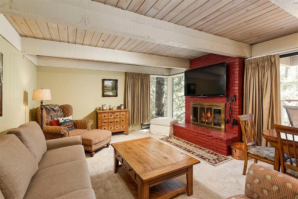Aspen House | Chateau Eau Claire Unit 22, Condo Overlooking the Roaring Fork River with a Private Deck