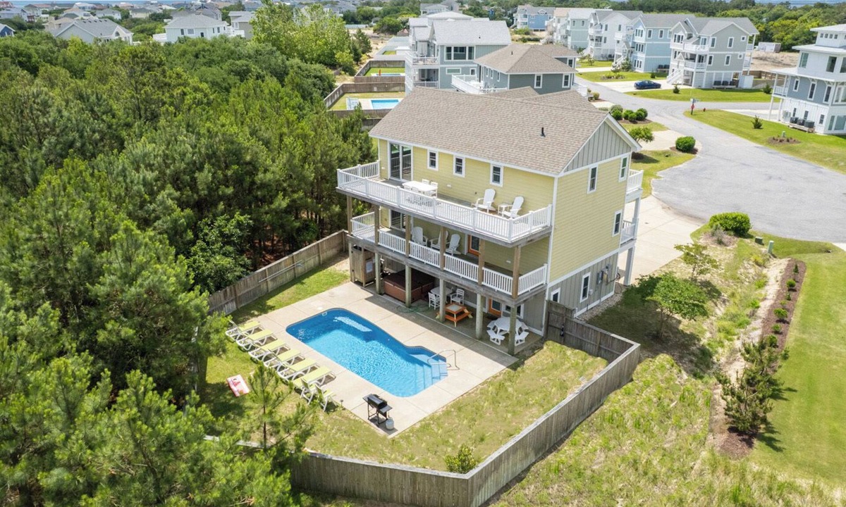 Whalehead Beach House | Coastal Calling at Corolla Shores 7 Bedroom Home, Near Beach Access + Private Pool