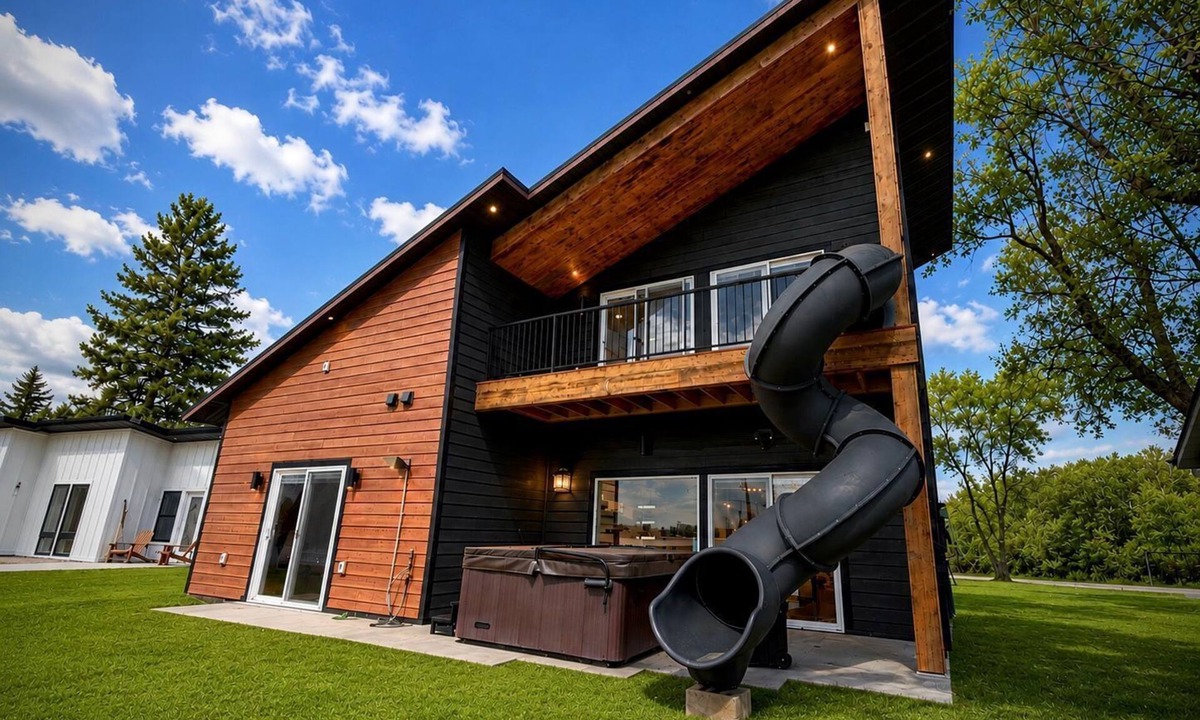 Dent Cabin | Designer Lake Cabin- PickleBall, HotTub, Slide, EV Charging, Ice Baths, Biking