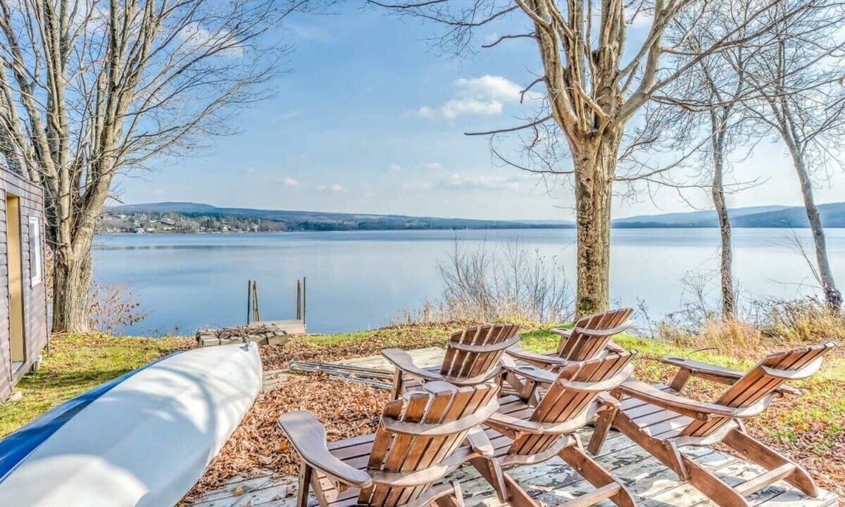 St-Ferdinand Ski Chalet | Gingo Shack - Private Spa & Lake View