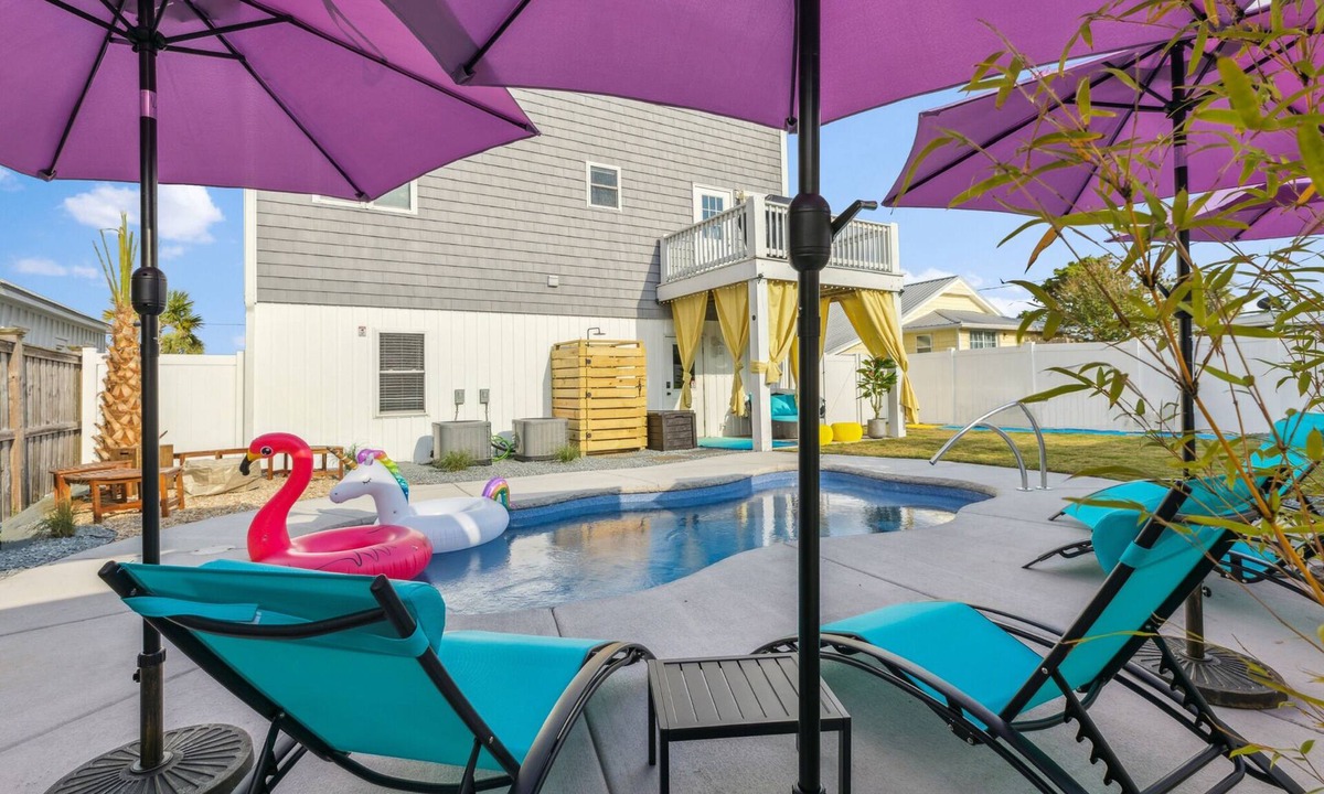 Kure Beach House | Heated Pool, Bowling, Pool Table, 2 Min to Sand