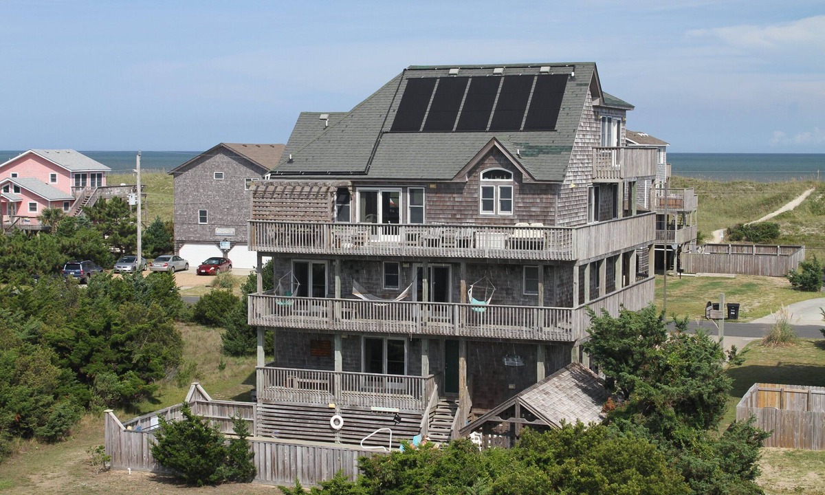 Waves House | Home with private pool, hot tub, W/D, & central AC