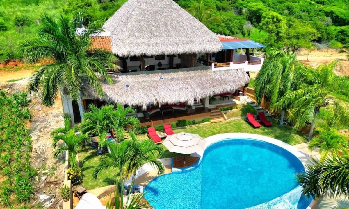 Troncones House | Luxurious Troncones Estate with 360 Views & Pool