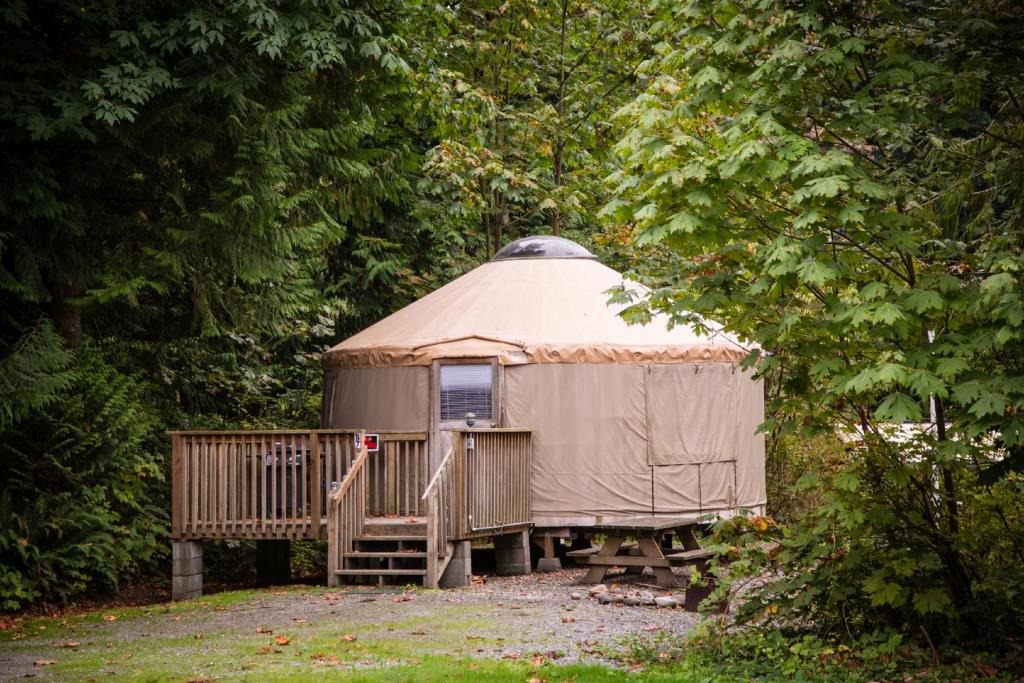 Bow Resort | Mount Vernon Camping Resort 20 ft. Yurt 3