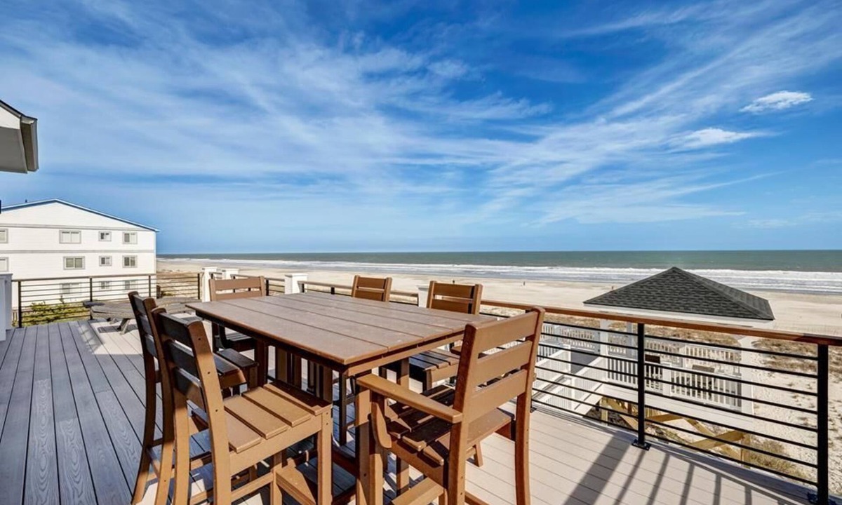 Topsail Beach House | Namaste #216 - Dog Friendly Oceanfront Escape with Elevator, Loft, and More.