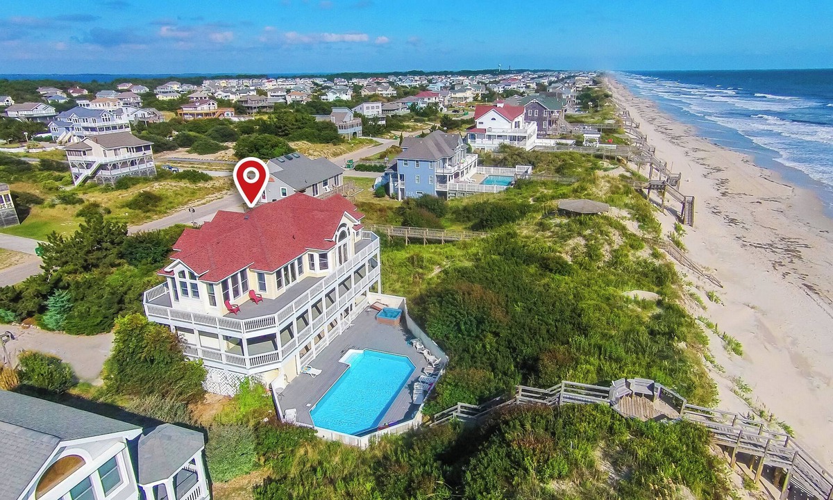 Whalehead Beach House | OCEANFRONT, Pool, Priv Beach Access, Rec Rm, WL945, Sweet Dreams