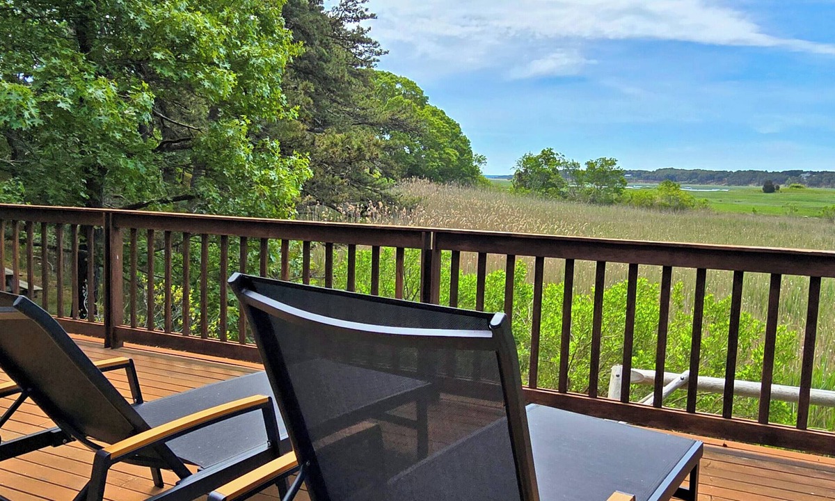 Wellfleet House | Open & Bright 3BD-Incredible Tidal Marsh Views, A/C, Outdoor Shower, Big Deck