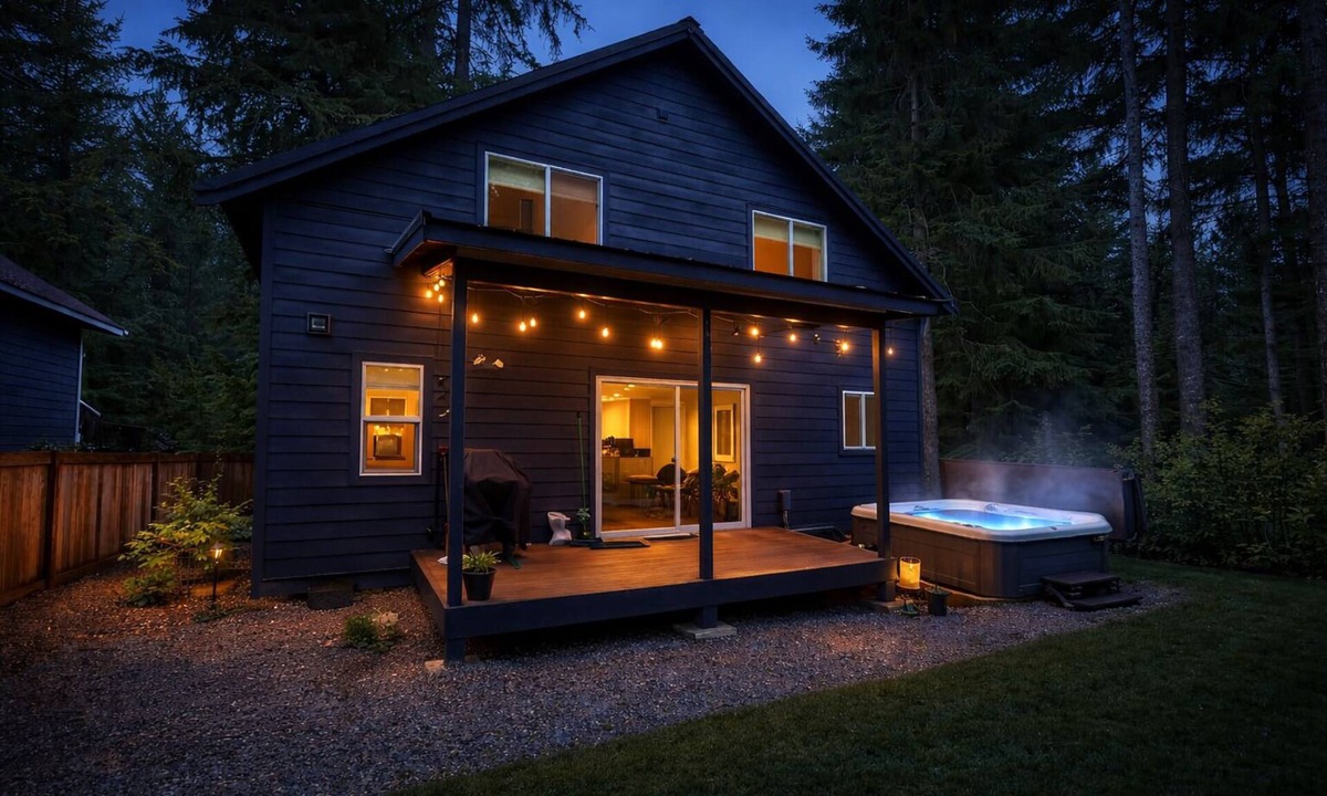 Paradise Estates Cabin | Perch - Serenity Nest Cabin w/Hot Tub & AC | Pet-Friendly