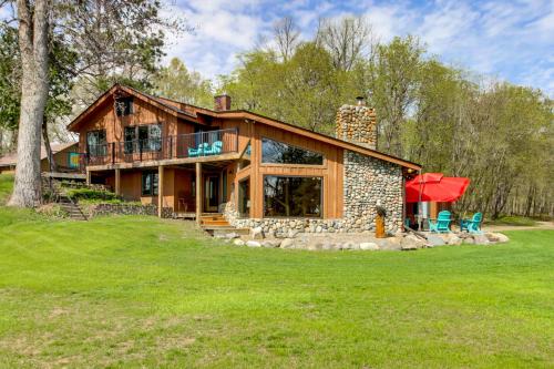 Puposky House | Private Dock & Gull Lake Access! Spacious Retreat