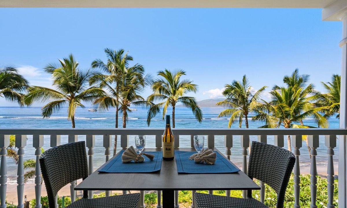Historic Lahaina Front Street Apartment | Relaxing Oceanfront Escape – Lahaina Shores 421