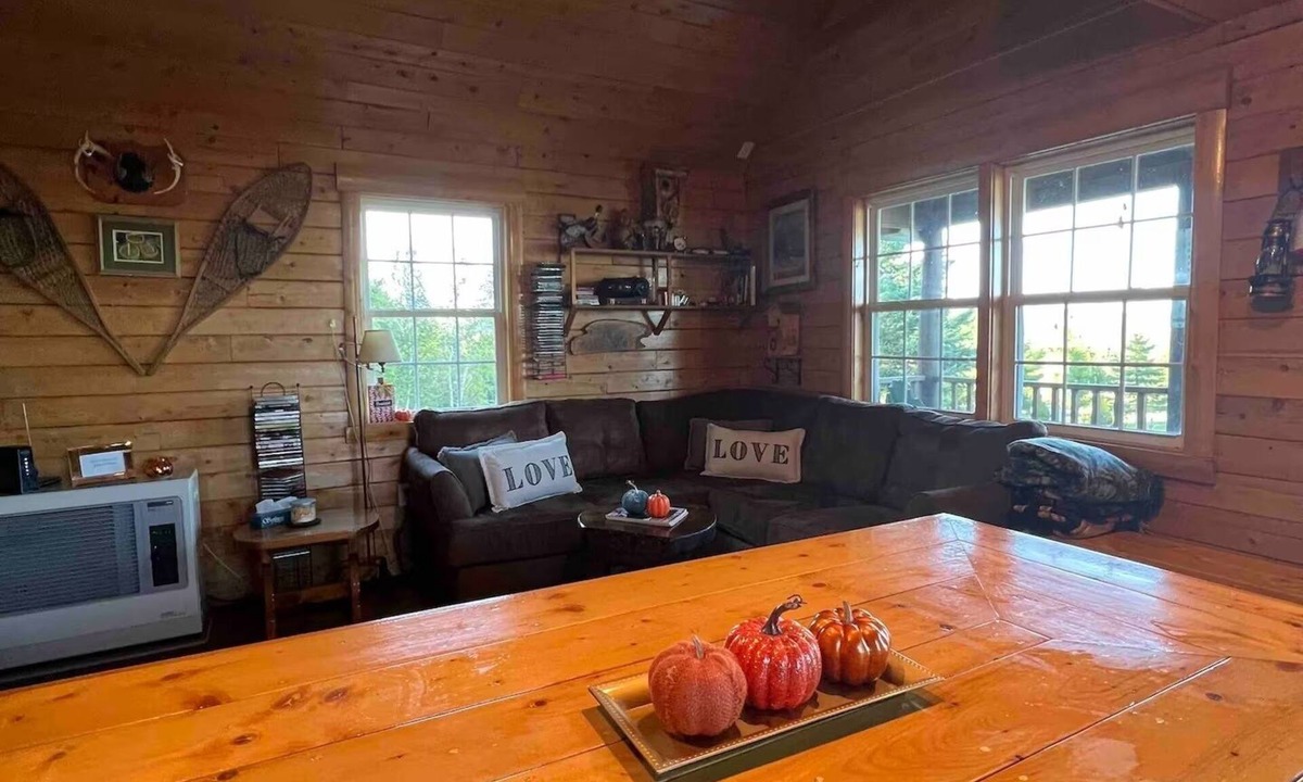 Aroostook Cabin | Rustic Camp with Trails, Views & Adventure – Pet Friendly!