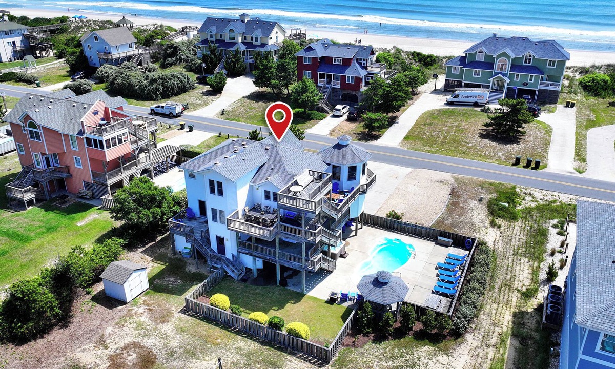Whalehead Beach House | Semi-Oceanfront, Private Pool, Ocean Views, Close to beach! WL808, Beach Dreams
