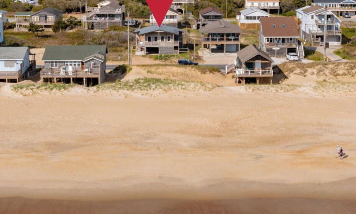 Kitty Hawk House | SEMI OCEANFRONT, Steps to the Beach, Unobstructed Amazing Ocean Views. Remodeled