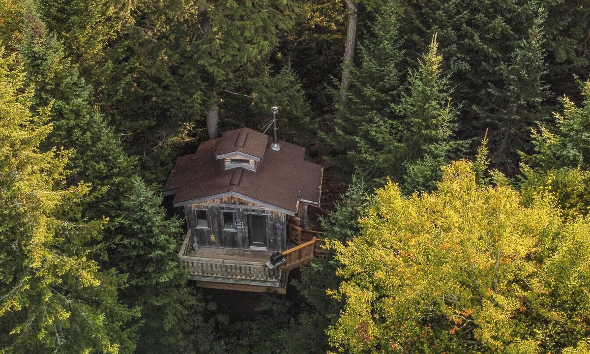 Saint-Faustin-Lac-Carre House | Treehouse, large windows and skylights | Lodging #04