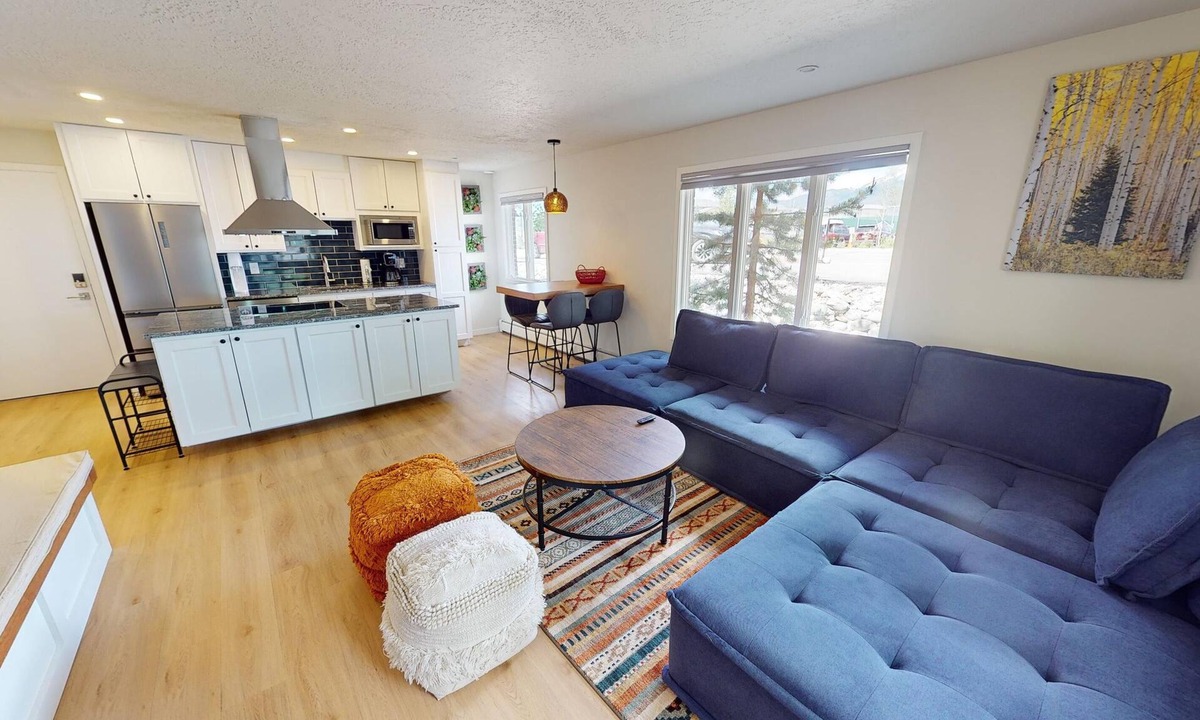 Dillon Condo | Updated End Unit In Town! Walk to Coffee, Amp, Marina, Parks, Rec Path, Eats