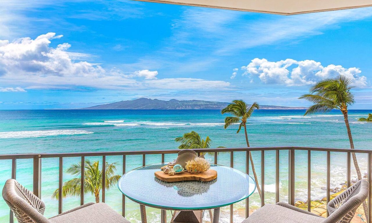 Kahana Condo | Valley Isle Resort #707 - Vacation West Maui - Beachfront Luxury