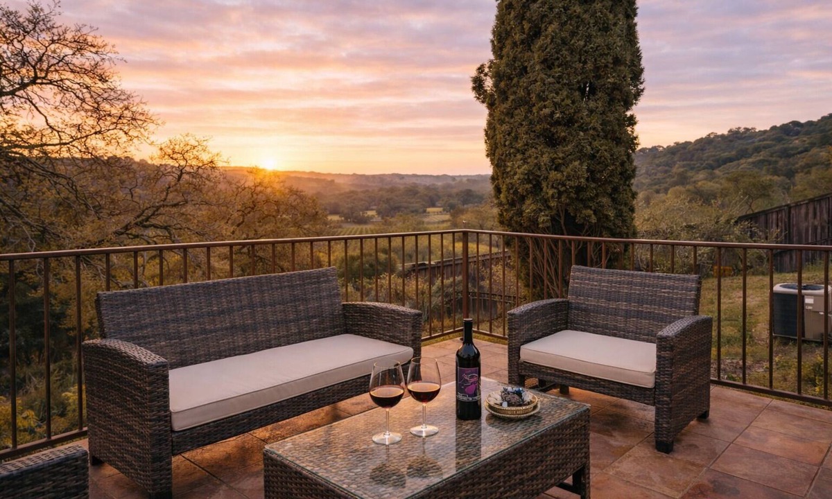 Santa Rosa House | Vineyard View Retreat Fire Pit Wine Tasting Perks