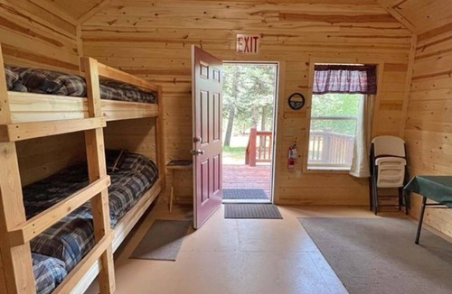 Capulin Cabin | AIYM Camp Riverfront Duplex Cabin, Alamosa Canyon!
