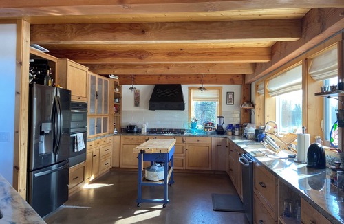 Anchor Point House | Alaskan Timberframe Retreat, Family-sized, Panoramic Views, Fire Pit & Privacy