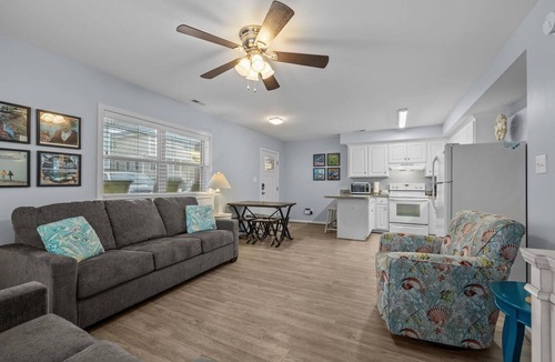 Atlantic Beach Condo | Boardwalk Shores D 2 Bedroom Duplex by RedAwning
