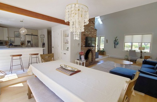 Wellfleet House | Bright & Open 4BD Home-A/C, Outdoor Shower, Cape Cod Rail Trail Bike Access, Fire Pit, Hot Tub!