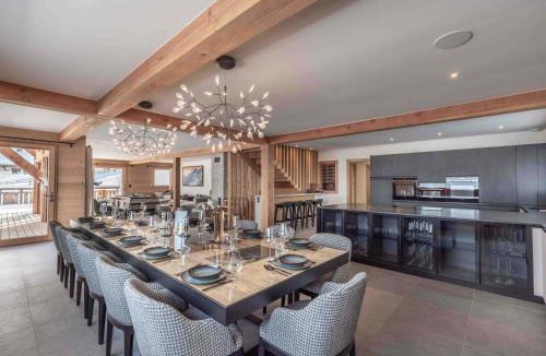 Combloux Ski Chalet | Chalet moderne à Combloux avec piscine et espace bien-être