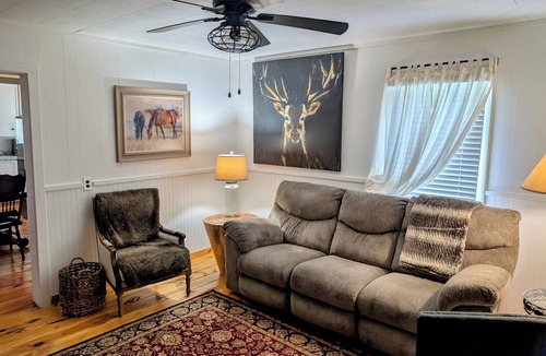 Mountain View House | Charming 2-bedroom house with AC, WiFi; Blue Roof on Jackson Street