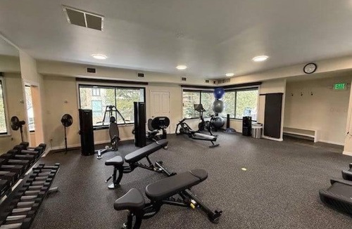 Aspen House | Chateau Eau Claire Unit 22, Condo Overlooking the Roaring Fork River with a Private Deck