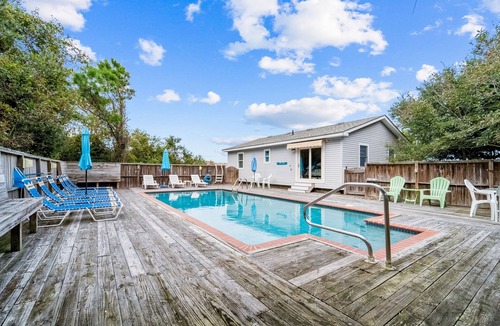 Sea Scape House | Coastal home with private pool, firepit, golf course views, & outdoor shower