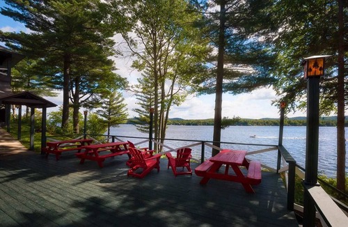 Town of Webb Condo | Come stay at Great Pines for amazing views!