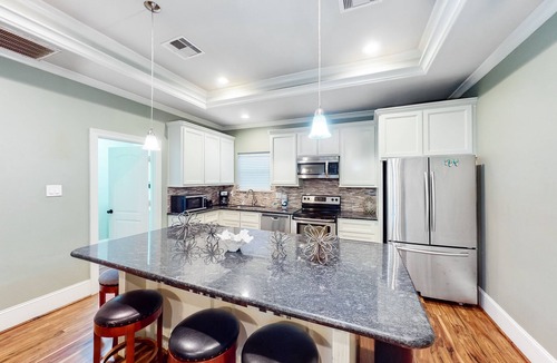 Pointe San Luis House | Custom-Built Home w/Deck, W/D, WiFi & Shared Pool - Steps to Beach, 2 Dogs OK