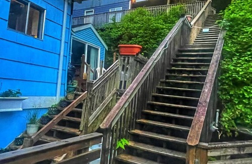 Ketchikan Cottage | Directly Above the Salmon Ladder-Unmatched Views & Convenience
