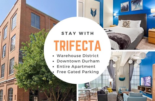 Downtown Apartment | Downtown Durham 2BR Apt Walk Everywhere & Wifi