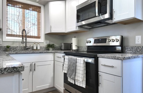 Colorado Springs Cottage | Eco-friendly, Mountain Views, Peaceful Backyard, King Bed, Dog Friendly