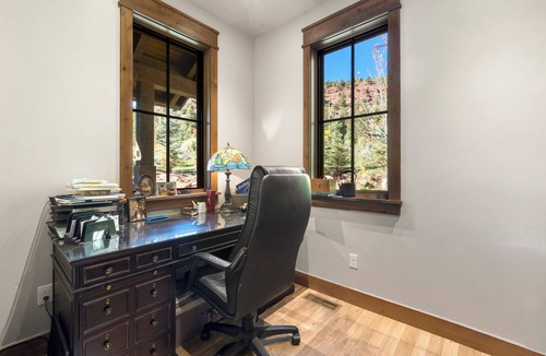 Placerville House | Experience cozy comfort at Sawpit Stonehouse near Placerville, CO.