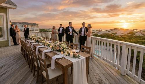 Corolla House | Fitzgerald Estate No Resort Fee Sleeps 30 Weddings & Events OBX