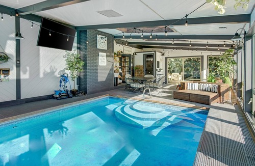 Loveland House | Hacienda Indoor Pool House at Glendevey