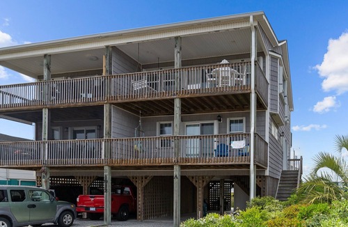 Topsail Beach House | Haven in Topsail Beach: 4BR Oasis with Ocean & Sound Views! Walk to Town