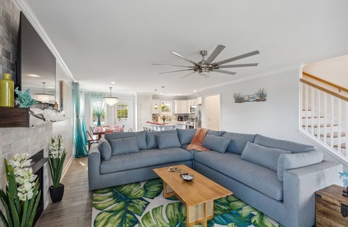 Kure Beach House | Heated Pool, Bowling, Pool Table, 2 Min to Sand