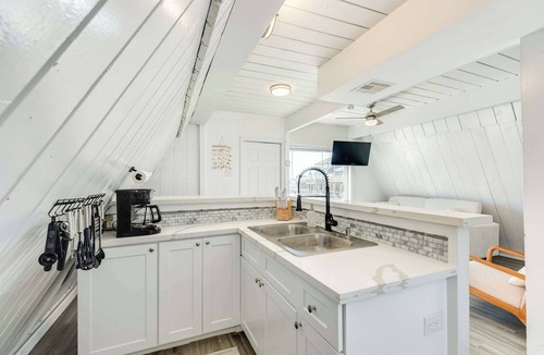 Surfside Beach House | Iconic A-Frame Beach House Right Over The Ocean