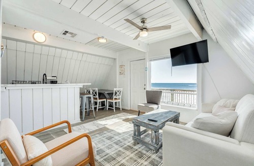 Surfside Beach House | Iconic A-Frame Beach House Right Over The Ocean