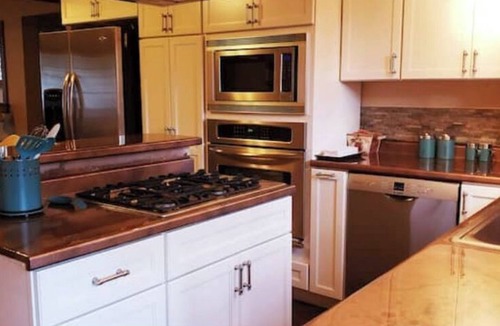Spokane Valley House | Idyllic Cottage Memory Making with Pool & Outdoor Fireplace under the Gazebo,