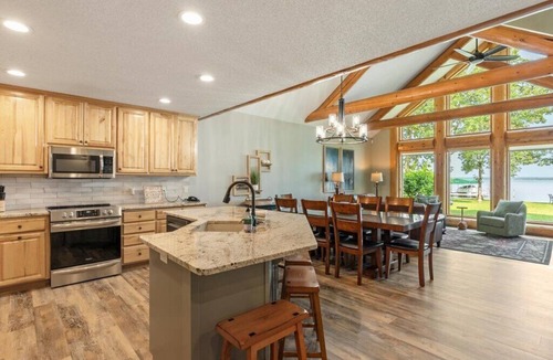 Nisswa House | Lakefront Townhome | 6BR | Man Cave + Lake Views