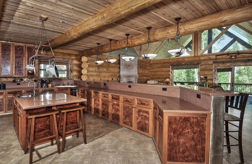 Collbran Cabin | Large Vega Lake Colorado REAL LOG CABIN