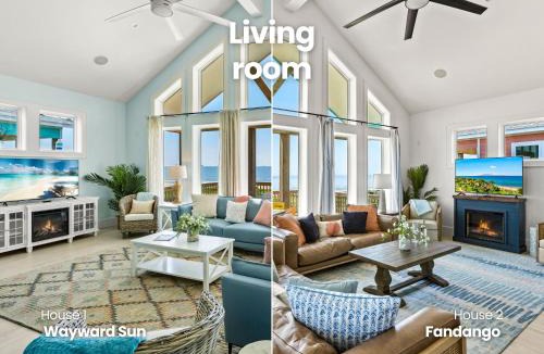 Crystal Beach House | Luxury Beachfront Escape 2 Homes, Pools & Hot Tubs