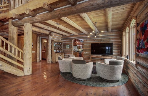 Keystone House | Luxury streamside log home walking distance from Keystone Resort!
