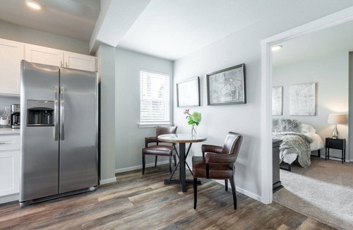 Eastside Condo | Modern 1BR Condo with Bay Views | Walk to Dome + AC | Parking Included
