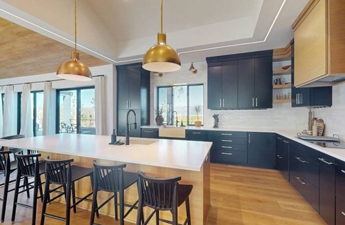 Granby House | Modern home with a hot tub, game room and fabulous deck space!